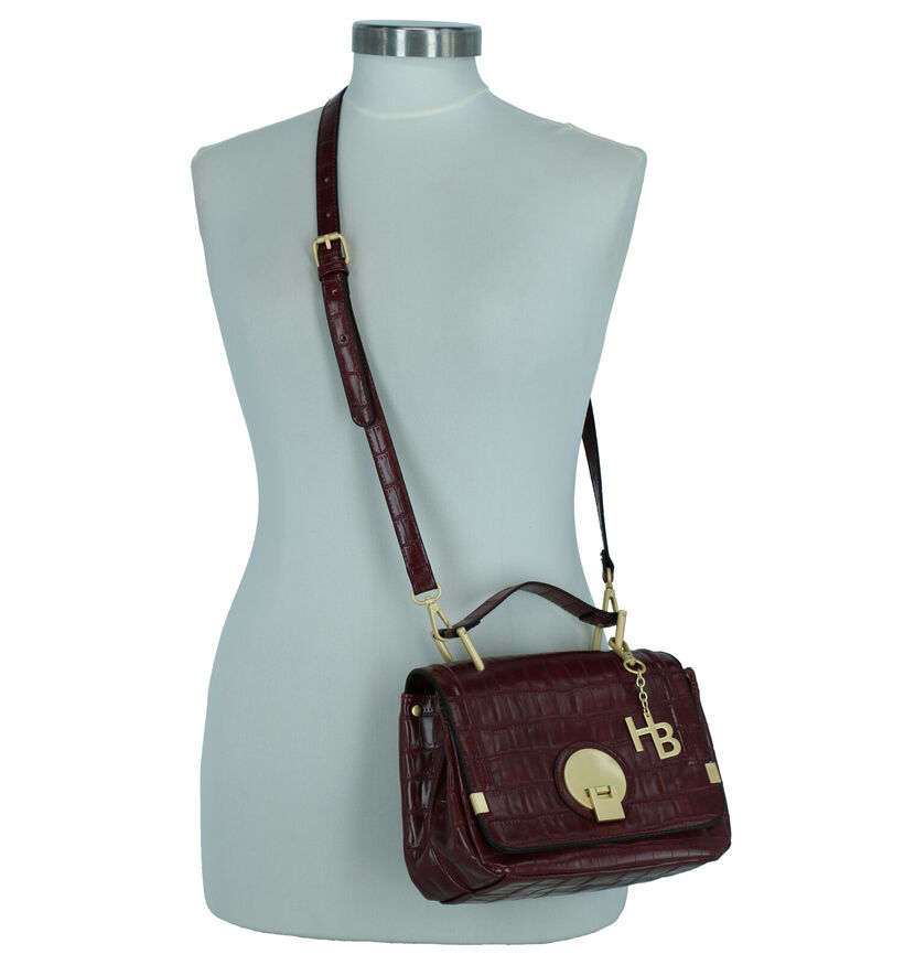 Hampton Bays Bordeaux Crossbody in kunstleer (263676)