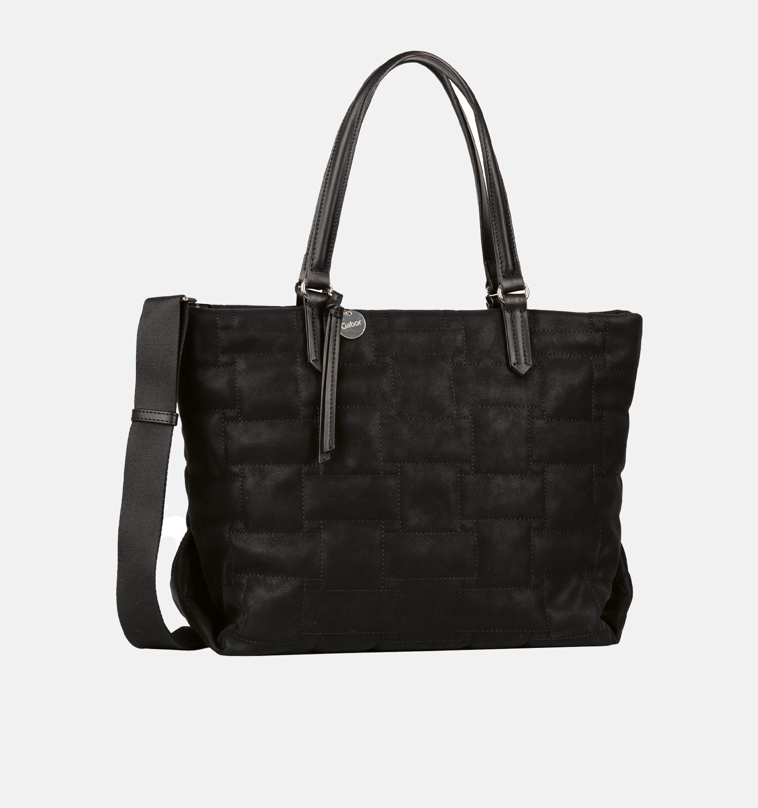 Shopper zwart met rits online