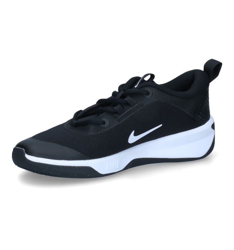 Nike Omni GS Zwarte Sneakers voor jongens (312222)