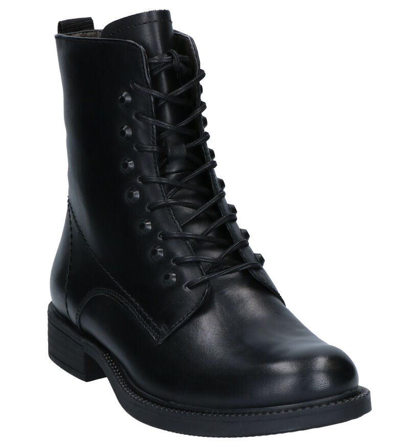 Tamaris TOUCH it Zwarte Boots in leer (257156)