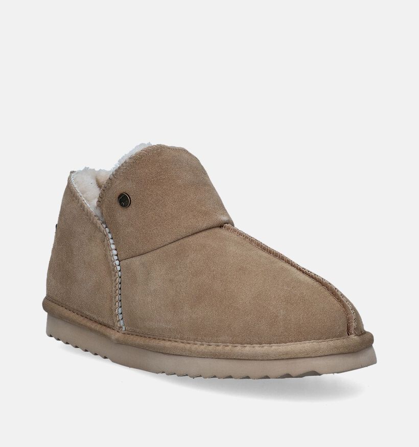 Warmbat Willow Pantoufles montantes en Beige pour femmes (346224)