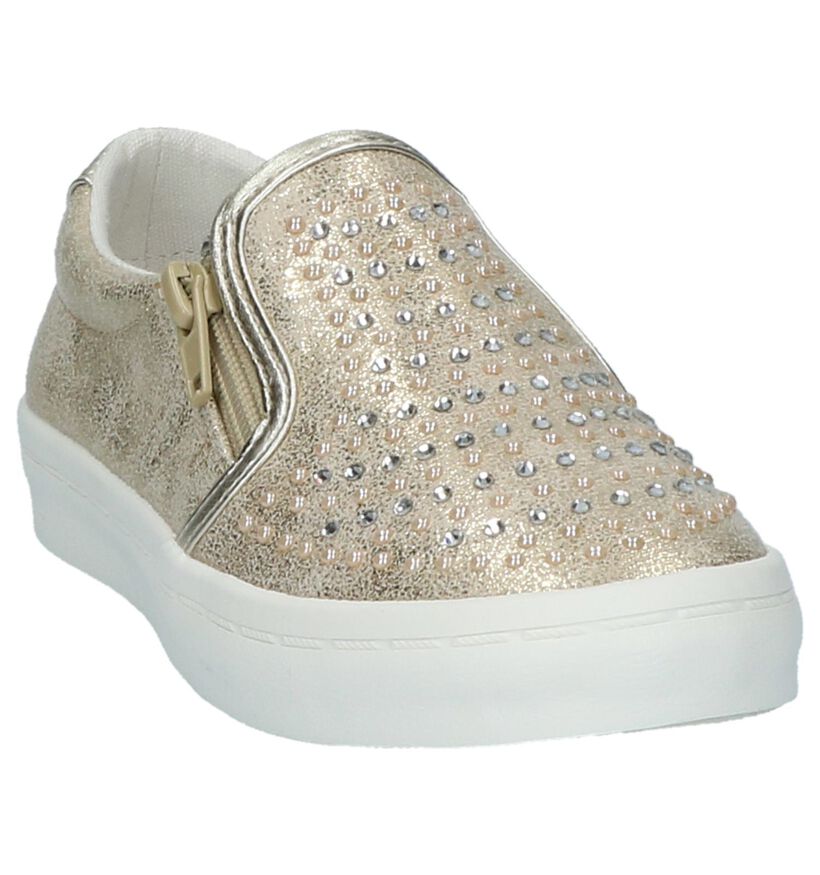 Little David Baskets slip-on en Or en simili cuir (217953)