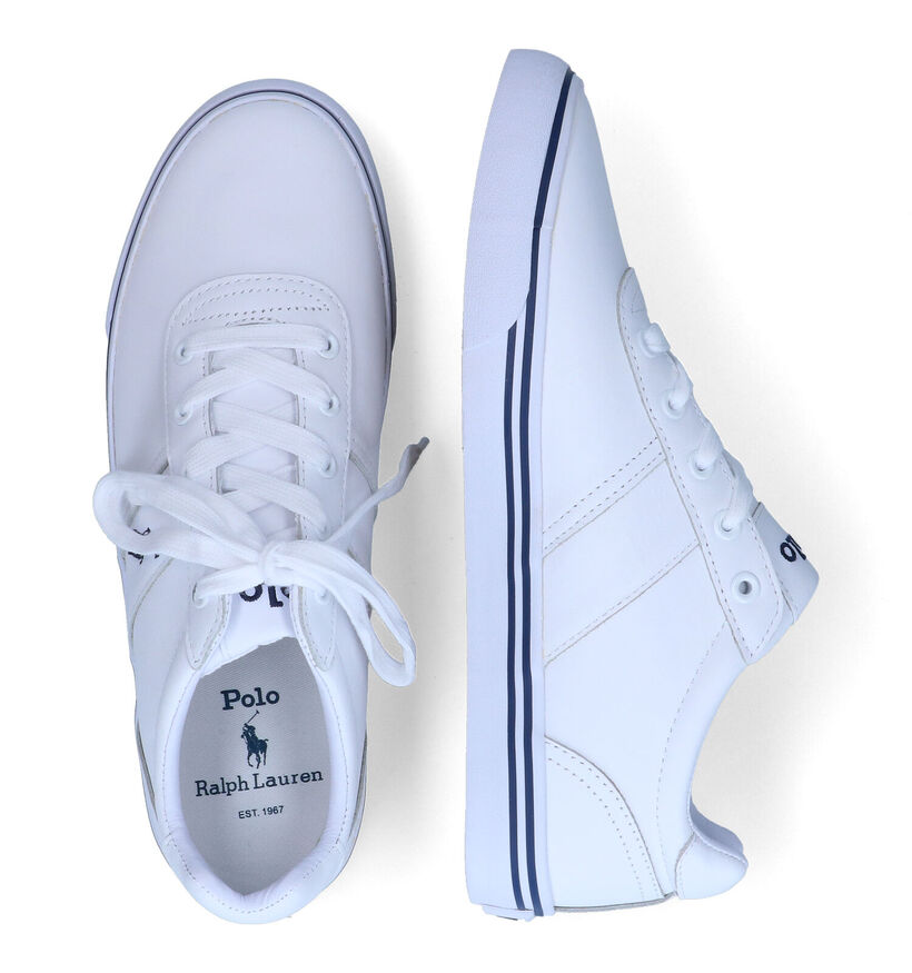Polo Ralph Lauren Hanford Zwarte Veterschoenen in leer (313109)
