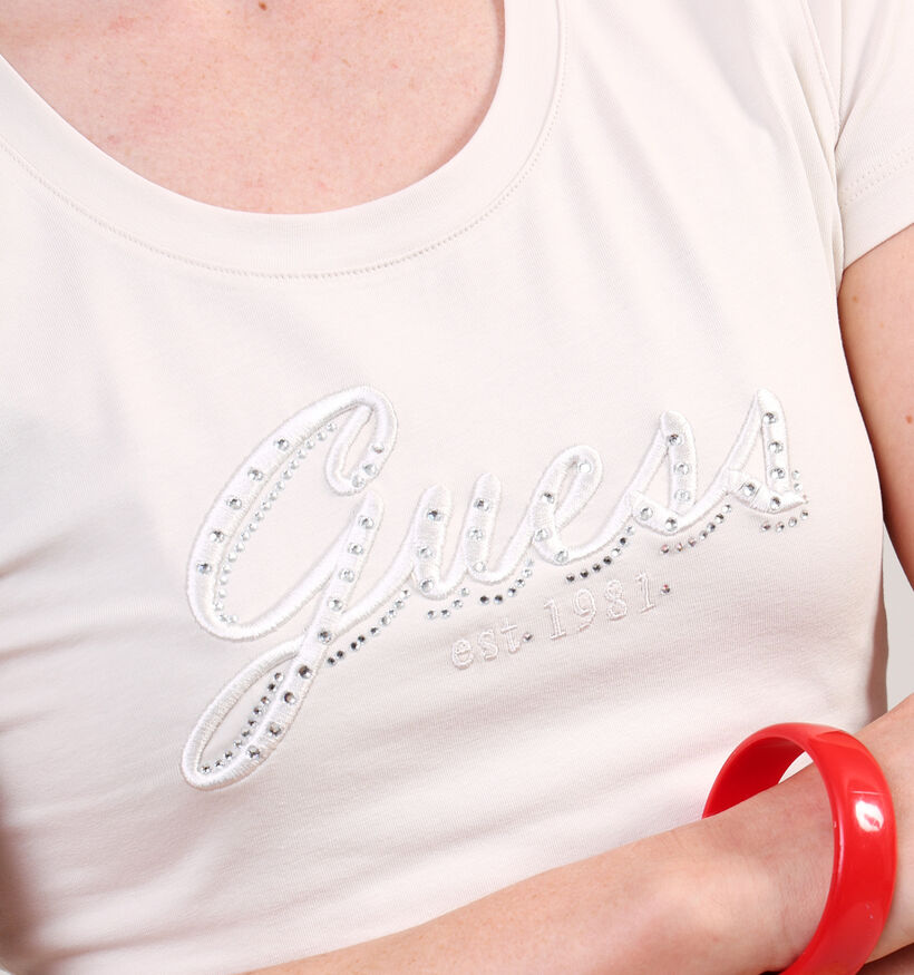 Guess Beige T-shirt voor dames (361099)
