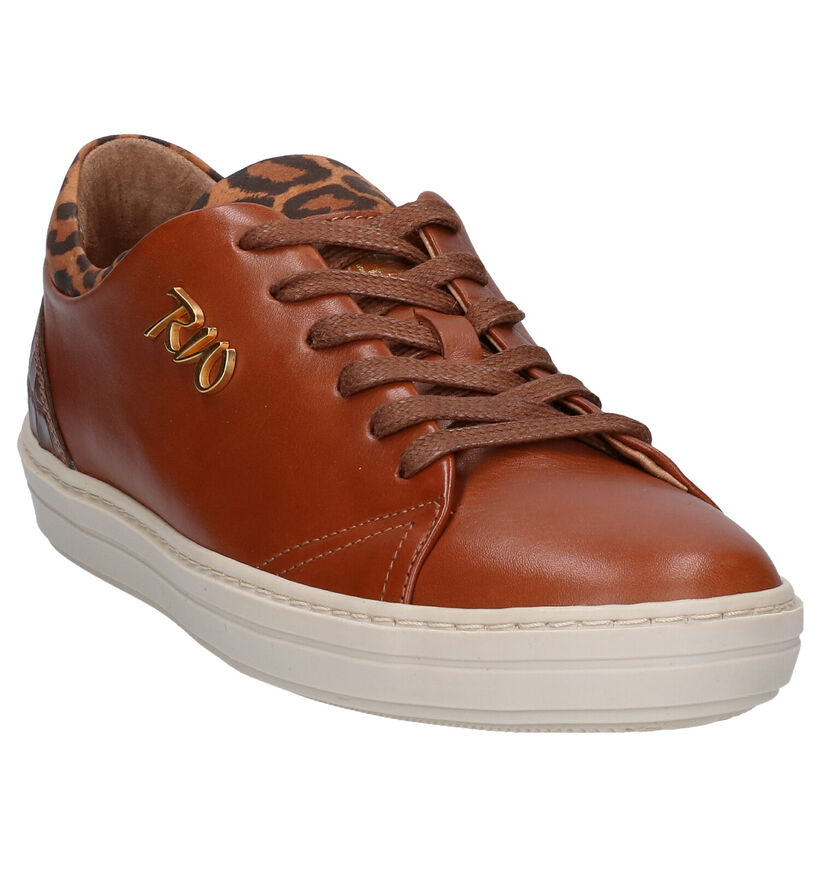 River Woods Elvira Cognac Veterschoenen in leer (281958)