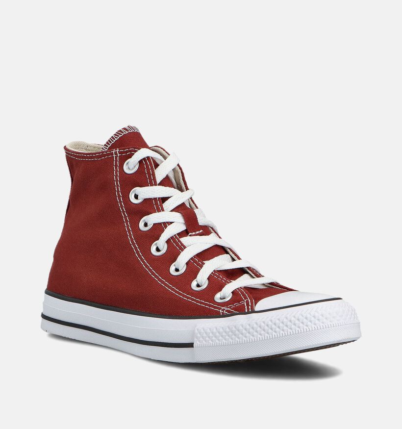 Converse Chuck Taylor All Star High Baskets montantes en Bordeaux pour femmes (359967) - pour semelles orthopédiques