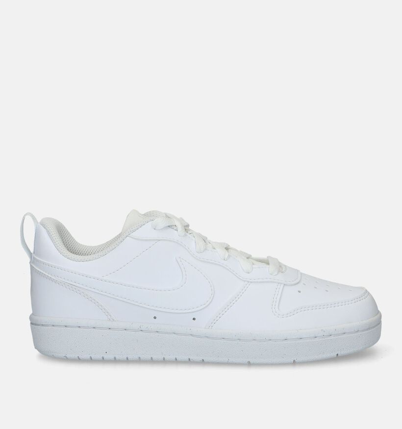 Nike Court Borough Baskets en Blanc pour filles, garçons (328369)