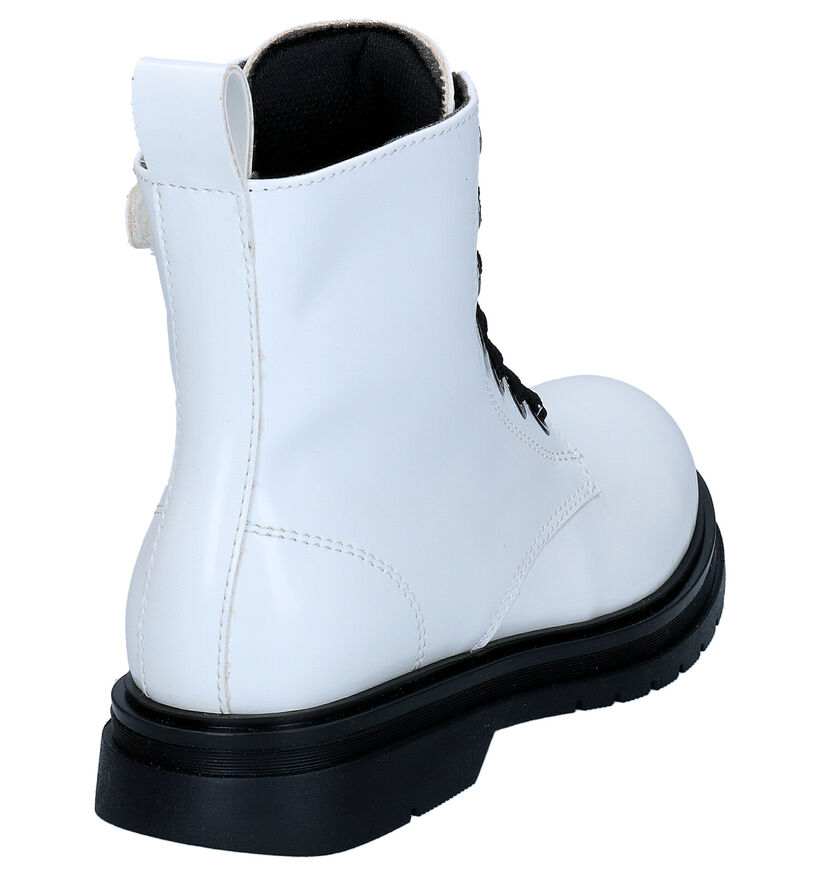 Tommy Hilfiger Bottines robustes en Blanc en simili cuir (295385)