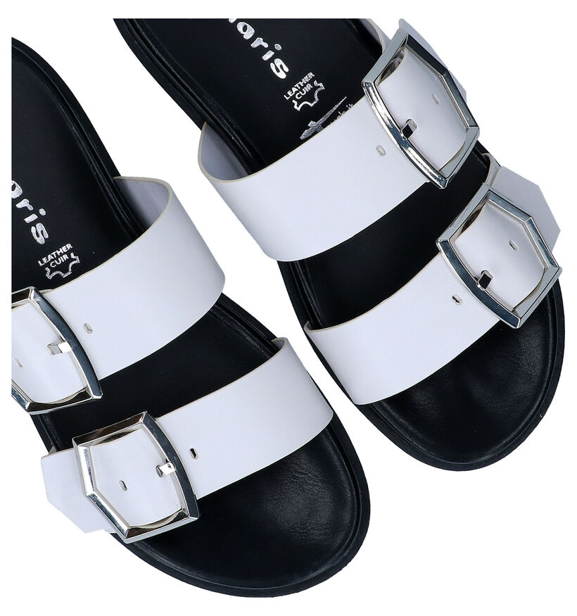 Tamaris Touch it Nu-pieds en Blanc en simili cuir (291609)