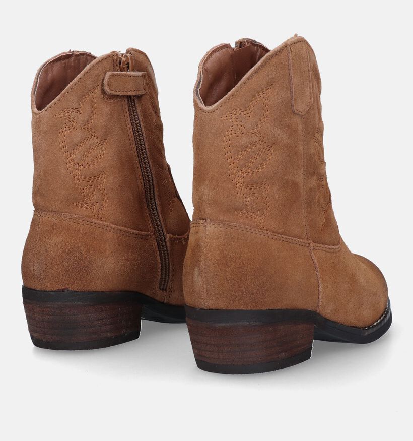 Milo & Mila Cognac Cowboy boots voor meisjes (331950)