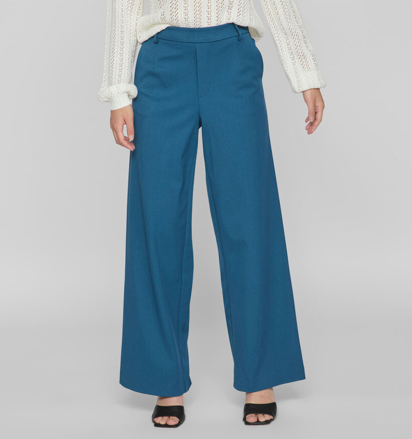 Vila Varone Pantalon large en Bleu pour femmes (328871)
