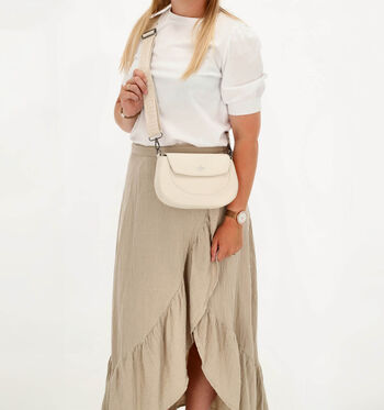 Charm London Schoudertassen Wit/Beige