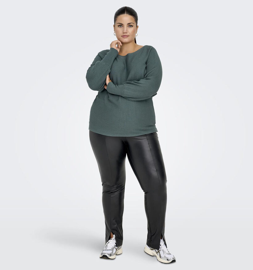 ONLY Carmakoma New Adali Groene Knit trui voor dames (344203)