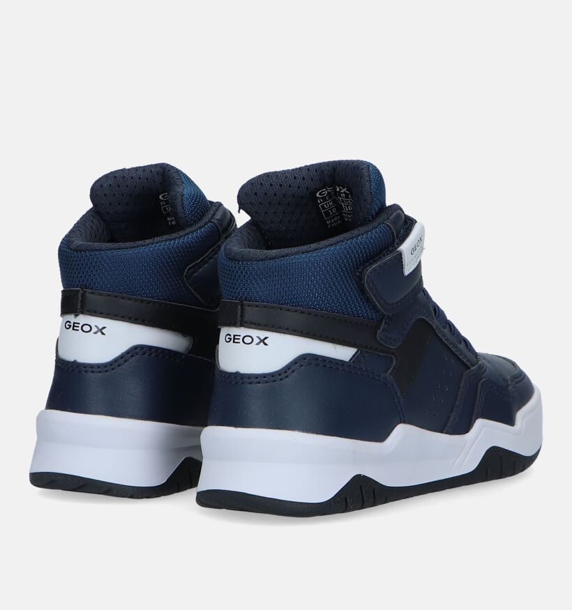 Geox Perth Blauwe Hoge Sneakers voor jongens (330086) - geschikt voor steunzolen