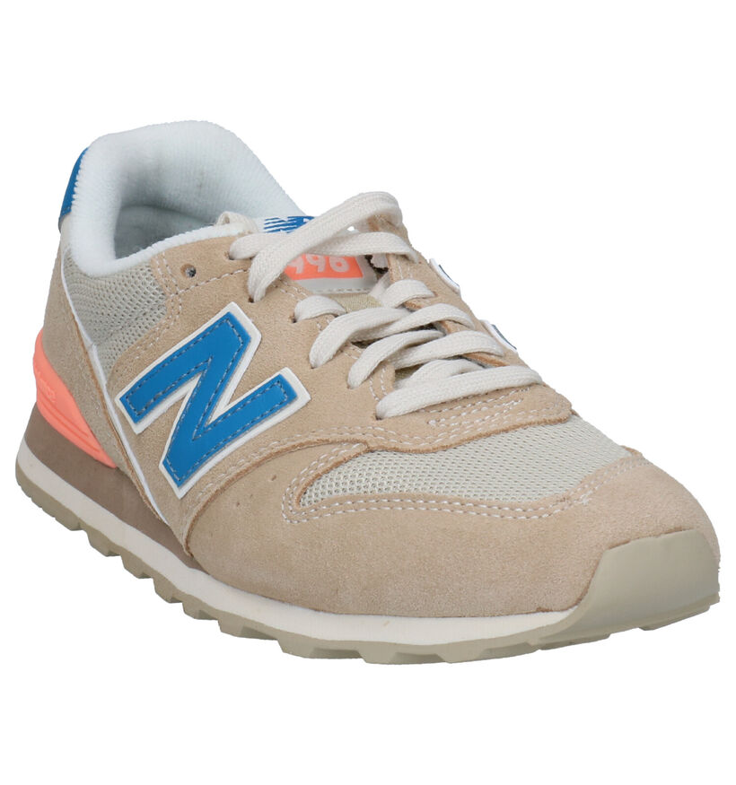 New Balance 996 Blauwe Sneakers in daim (267005)