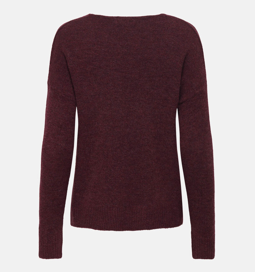JDY Elanora Pull en Bordeaux pour femmes (359858)