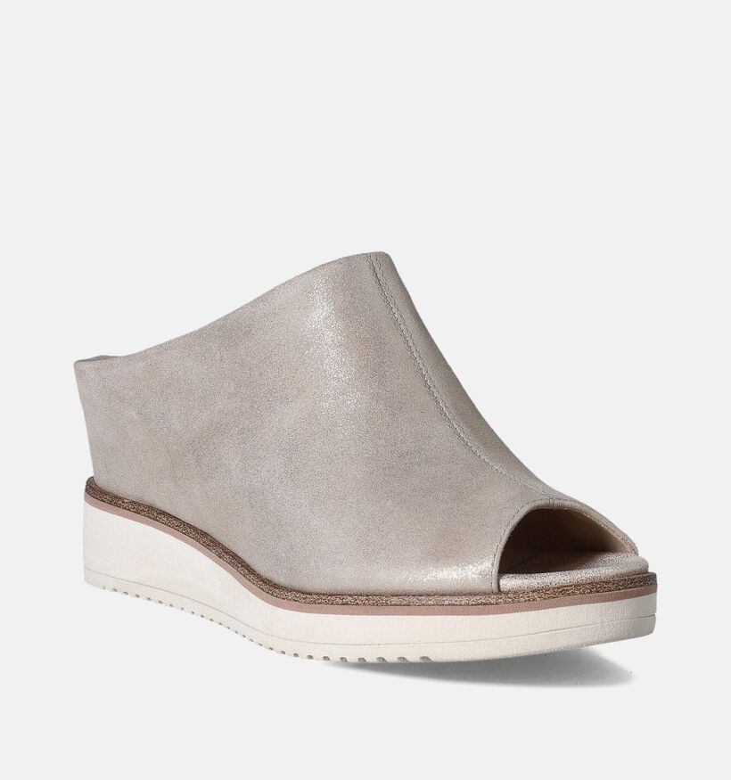 Tamaris Nu-pieds compensées en Or pour femmes (354304)