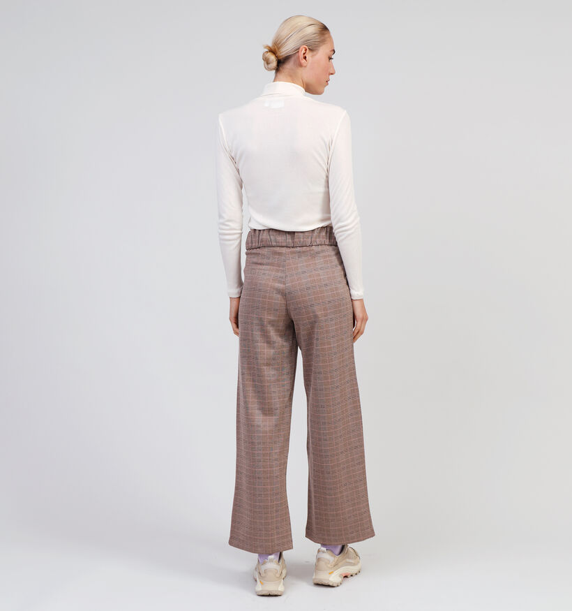 Vila Jolini Beige T-shirt met rolkraag voor dames (349444)