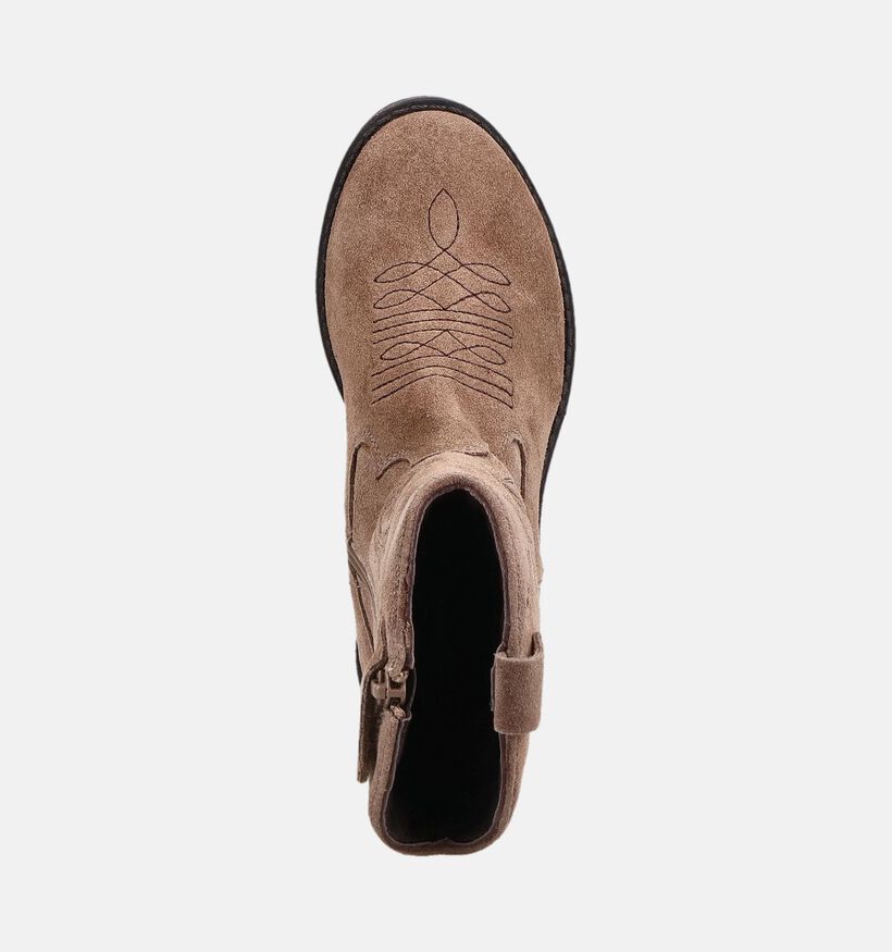 Milo & Mila Taupe Cowboylaarzen voor meisjes (378901)