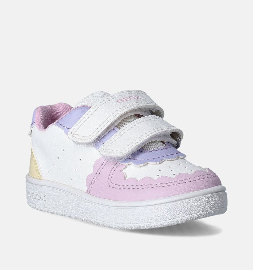 Geox Eclyper Witte Babyschoentjes voor meisjes (351938) - geschikt voor steunzolen