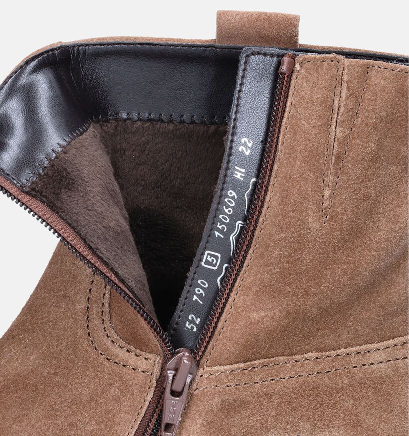 Gabor OptiFit Camel Cowboy boots voor dames (347077) - geschikt voor steunzolen