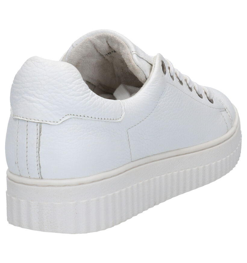 Shoecolate Chaussures à lacets en Blanc en cuir (266407)