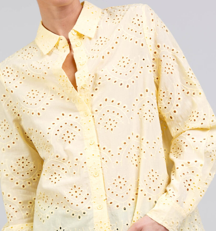 Pieces Vilde Chemise en Jaune pour femmes (367052)