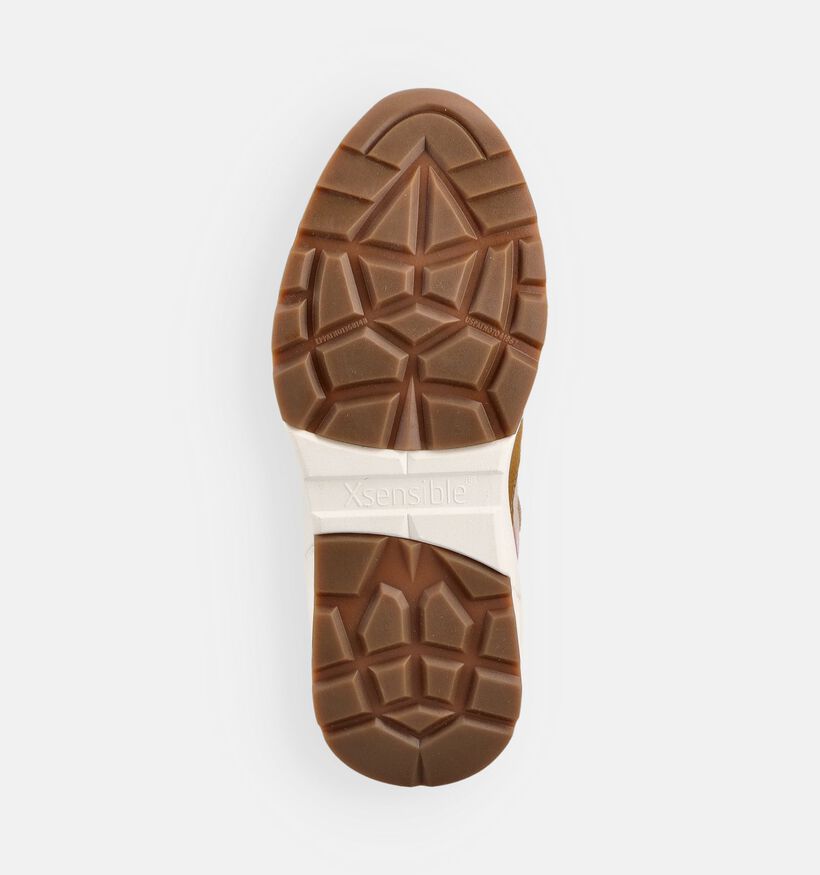 Xsensible Next Generation Rainbow Bruine Sneakers voor dames (373025) - geschikt voor steunzolen