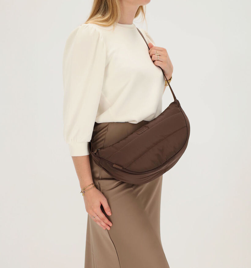 ZEBRA Donkerbruine Crossbodytas voor dames (374365)