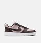 Nike Court Borough Bruine Sneakers voor meisjes (359834) - geschikt voor steunzolen