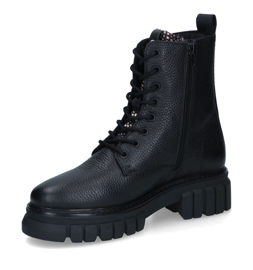 Maruti Maxim Bottines en Noir en cuir (326906)