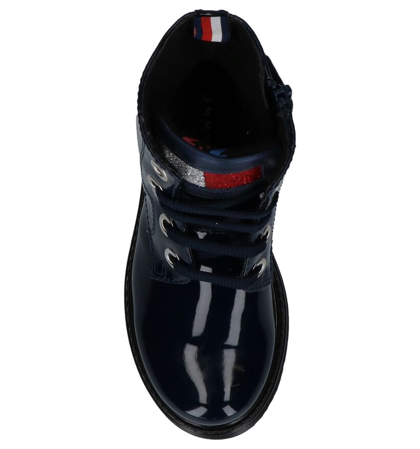 Tommy Hilfiger Chaussures hautes en Bleu foncé en cuir verni (225258)