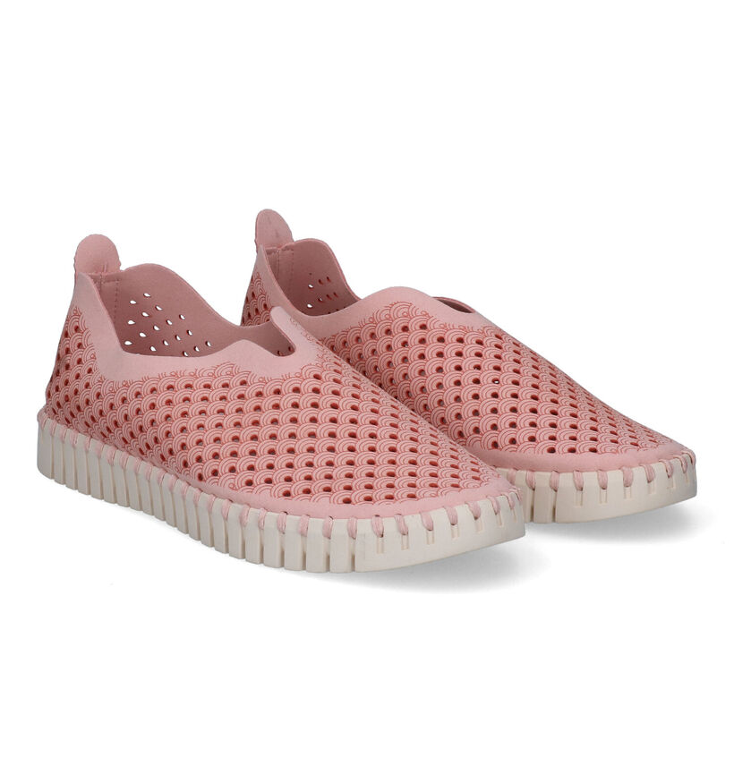 Ilse Jacobsen Tulip Chaussures à enfiler en Bleu pour femmes (340287) - pour semelles orthopédiques