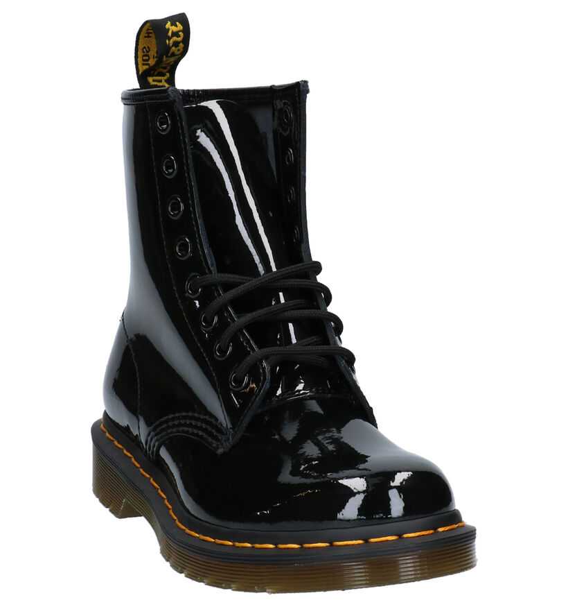 Dr. Martens 1460 Bottines en Mauve en verni (303591)