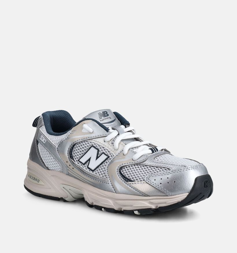 New Balance 530 Zilveren Sneakers voor meisjes (381181) - geschikt voor steunzolen