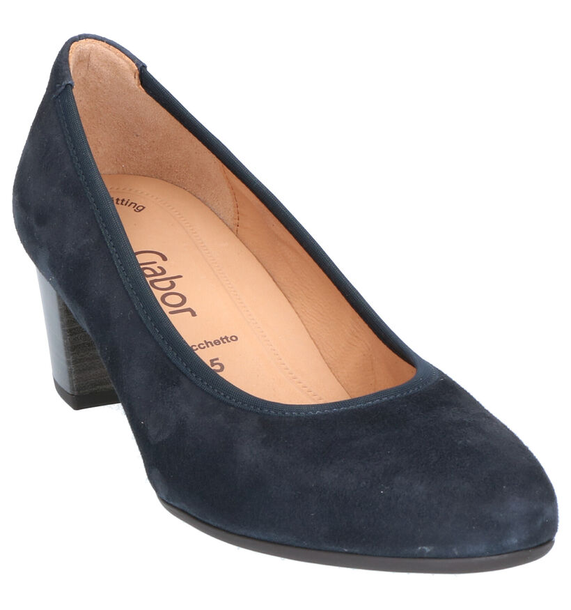 Best Fitting Escarpins classique en Bleu foncé en daim (260056)