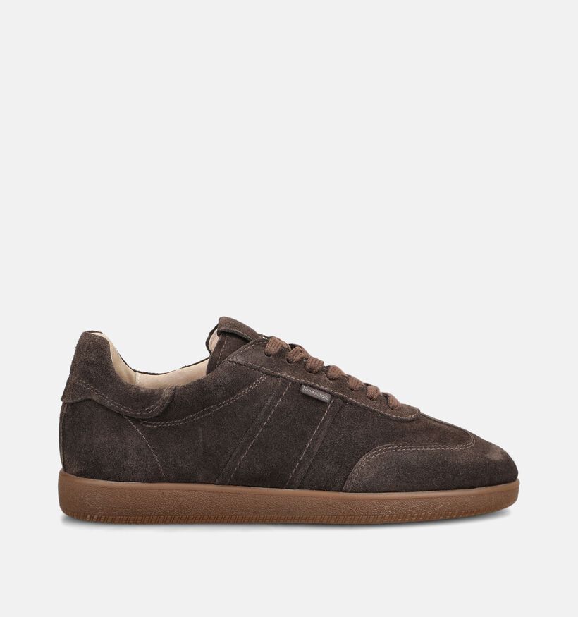 NeroGiardini Chaussures plates en Brun fonc&eacute; pour hommes (382165) - pour semelles orthop&eacute;diques
