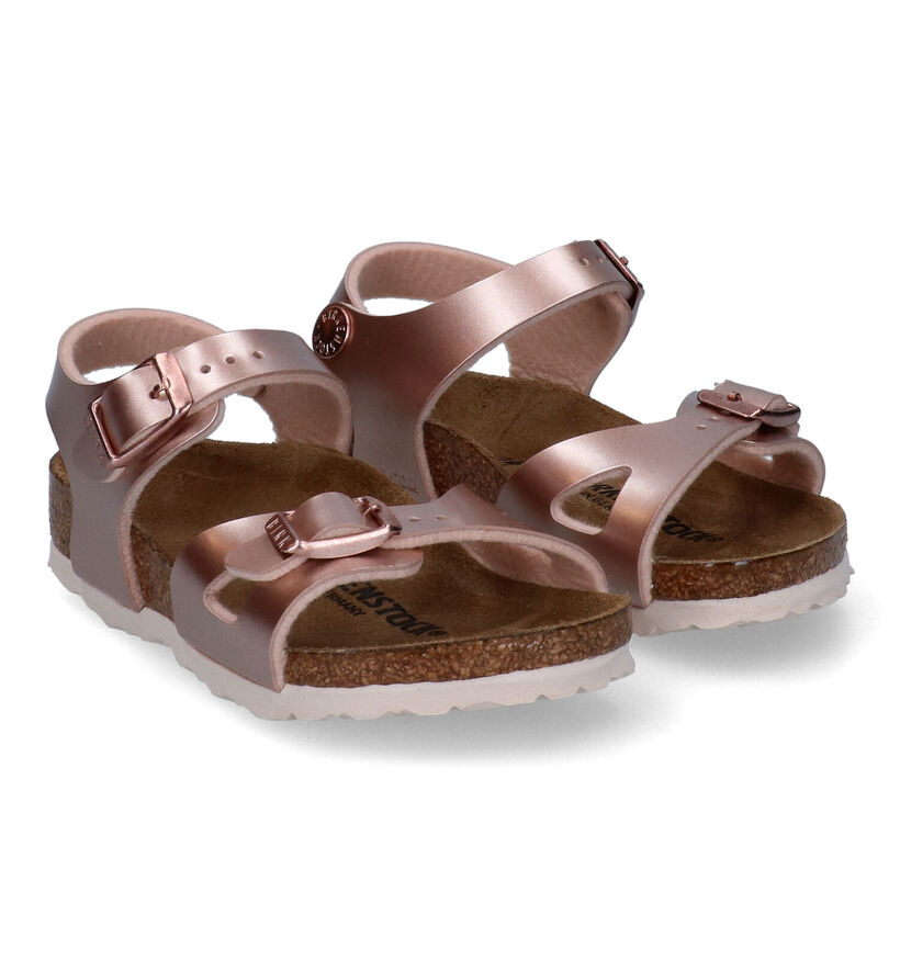 Birkenstock Rio Sandales en Rose pour filles (338101)