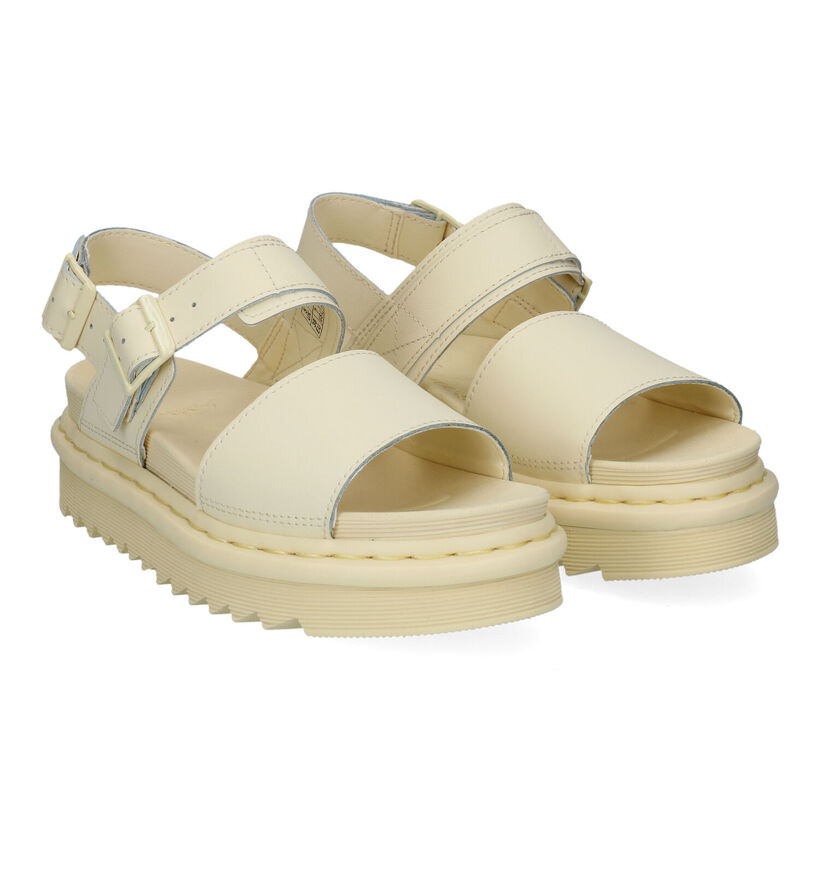 Dr. Martens Voss Mono Gele Sandalen in leer (303545)