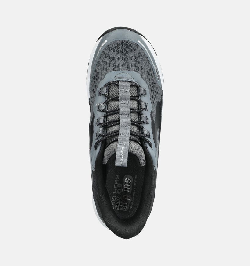 Skechers Glide Step Plus Baskets basses en Gris fonc&eacute; pour filles, gar&ccedil;ons (376844)