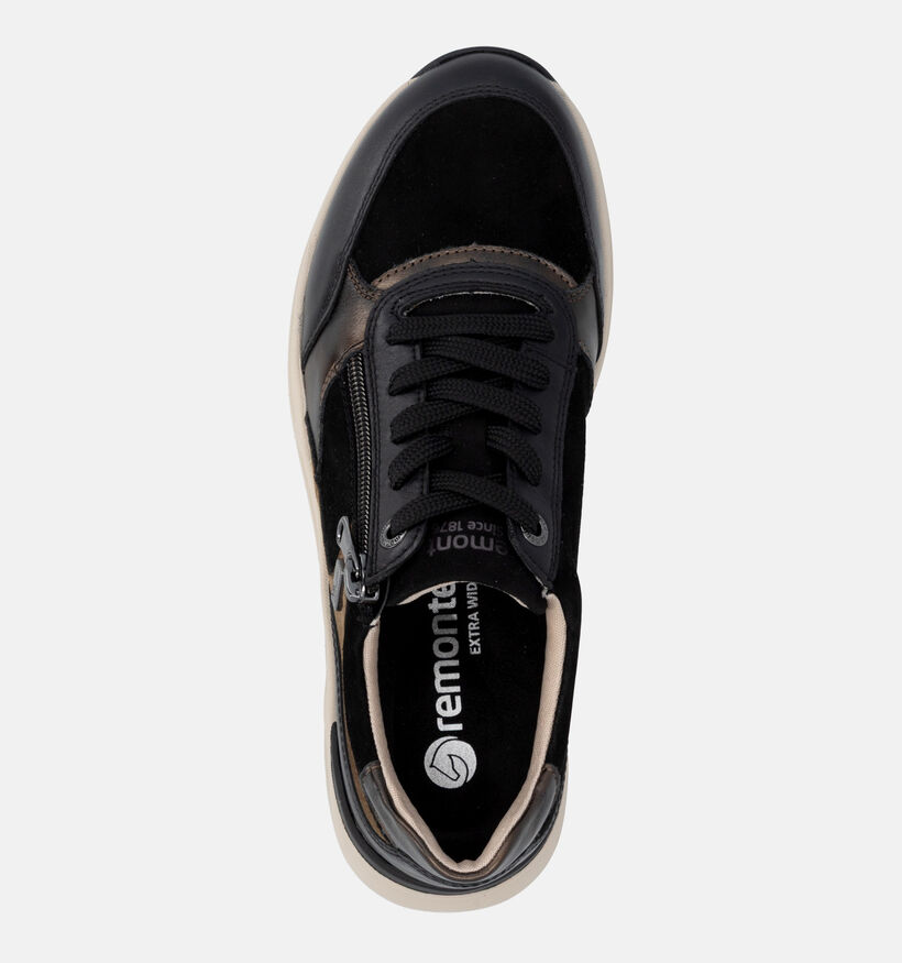 Remonte D3V00 Baskets en Noir pour femmes (379870) - pour semelles orthop&eacute;diques
