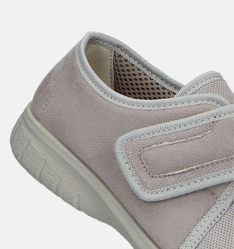 Fischer Beige Comfortschoenen voor dames (347136) - geschikt voor steunzolen