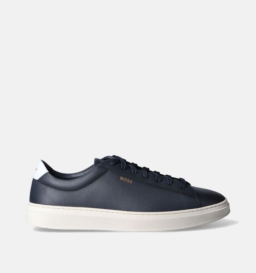 BOSS Kieran Tenn Blauwe Veterschoenen voor heren (349954) - geschikt voor steunzolen