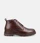 Berkelmans Levin Donkerbruine Boots met Veters voor heren (379060) - geschikt voor steunzolen