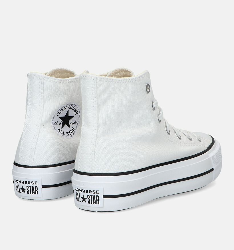 Converse Chuck Taylor All Star Platform Witte Sneakers voor dames (327860)