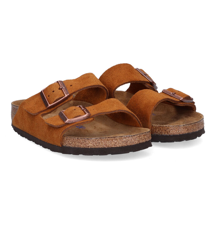 Birkenstock Arizona Bruine Slippers voor dames (330659)