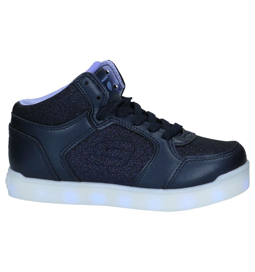 Skechers Baskets basses en Or en simili cuir (222866)