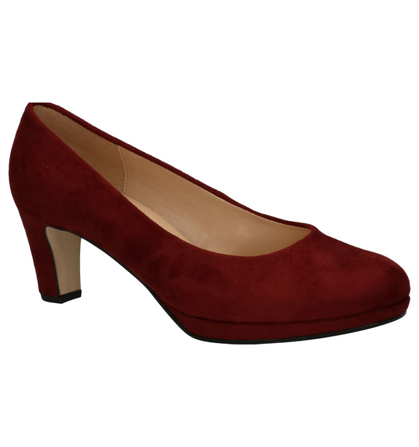 Gabor Soft & Smart Escarpins en Bordeaux en nubuck (260059)