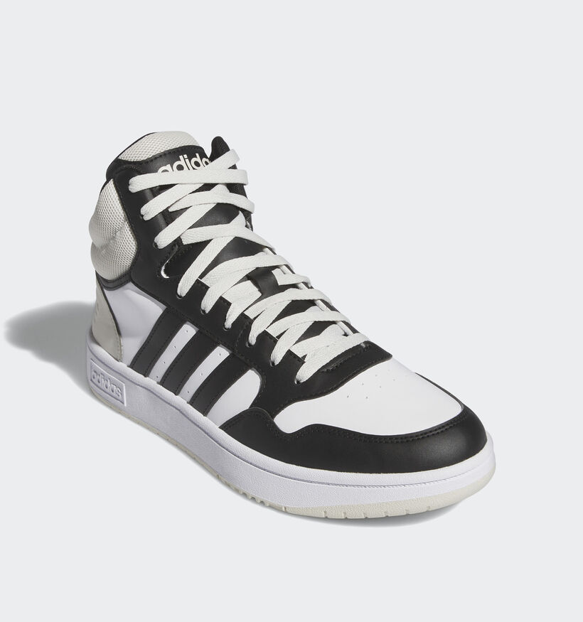 adidas Hoops 3.0 MID Baskets en Blanc pour femmes (349023) - pour semelles orthopédiques