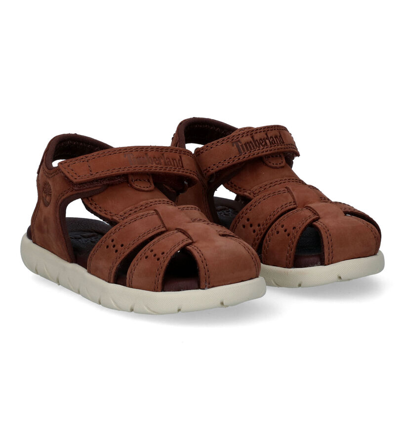 Timberland Nubble LTHR Fisherman Bruine Sandalen voor jongens (305834)